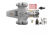 Star Wars The Mandalorian skepp med figurer