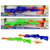 Stor leksakspistol med 6 skumpilar, 60 cm