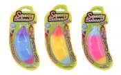 Stretchig rainbow squishy banan 1-pack