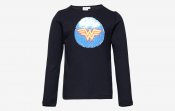 DC Supergirls Supergirl Wonderwoman Långärmad T-Shirt blå