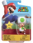 Super Mario Green Toad figur superstjärna