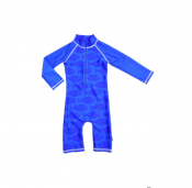 Swimpy blå fiskar UV-dräkt