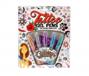 Tattoo gel-pennor med stencil 5st
