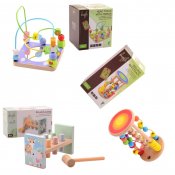 Pedagogiska träleksaker 3 leksaker