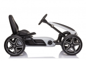 Trampbil Mercedes Benz gokart vit