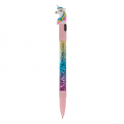 Unicorn bläckpenna med blinkande LED ljus