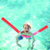 Uppblåsbar vattennudel pinnar simning 160cm
