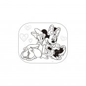 Disney Mimmi Pigg och Kajsa Anka solskydd 2-pack