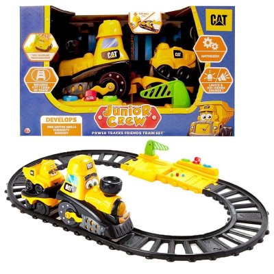 CAT Junior Crew Power Tracks Train Set