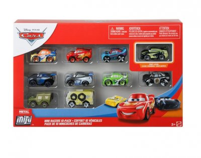 Disney Pixar Cars Mini Racers Bilar 10-pack