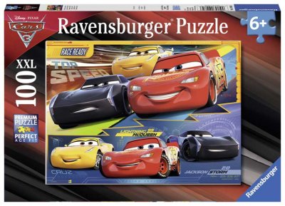 Ravensburger Cars pussel 100 bitar XXL