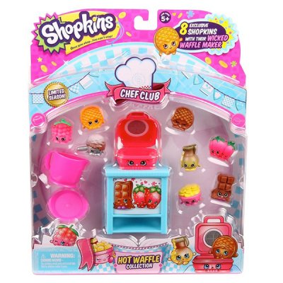 Shopkins 8-pack figurer Chef Club Hot waffle collection