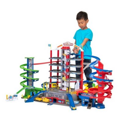 Majorette Super City Garage, motoriserade hissar