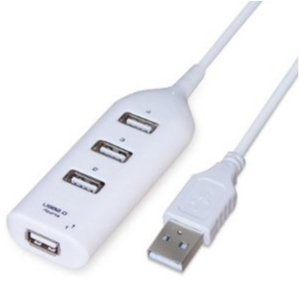 Plug & Play USB-hubb med 4 portar