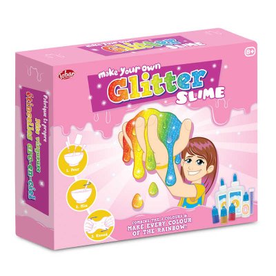 DIY - Slime, glitter & rainbow