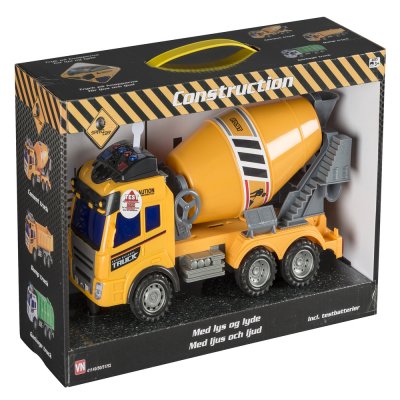 Lastbil med Cementblandare, Ljud & Ljus