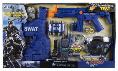 SWAT mega polisset med 10 delar