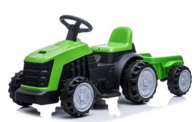 Elbil barn eltraktor Azeno 6V grön
