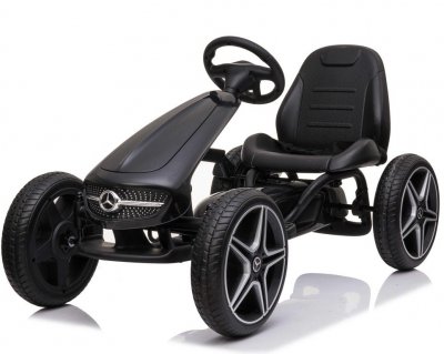 Trampbil Mercedes Benz gokart svart