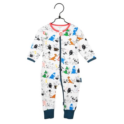 Mumin Loppet Vit Pyjamas