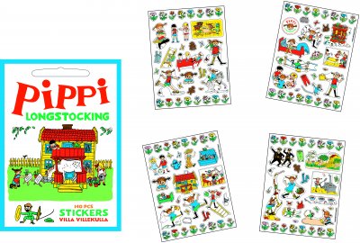Pippi Långstrump, Stickers, 140 st