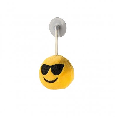 Emoji plysch med snöre och sugkopp