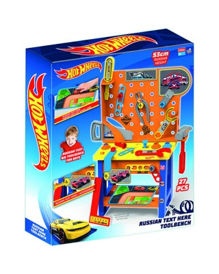 Hot Wheels, arbetsbänk med verktyg