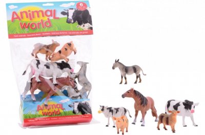 Animal world: Bondgårds djur, 6-pack