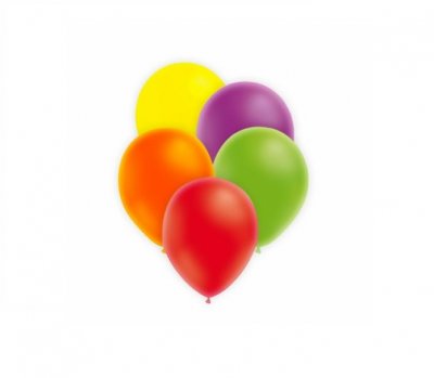 60 st neonfärgade ballonger för festligheter!
