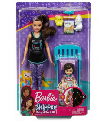 Barbie, barnvakt läggdags