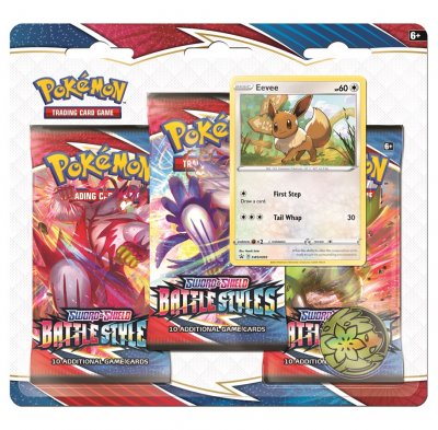 Pokémon Battle Styles Trippelblister Eevee 30 st Samlarkort