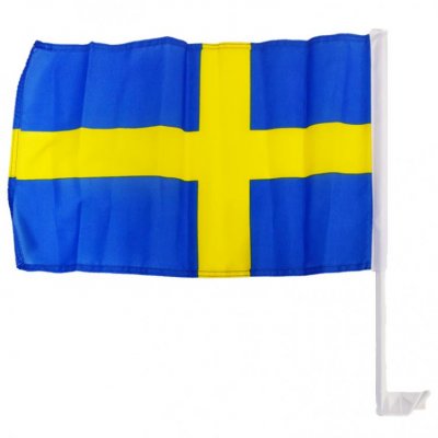 Bilflagga i Sverigemotiv