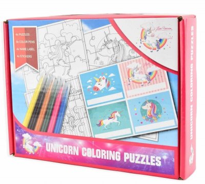 Enhörning Måla Själv Pussel