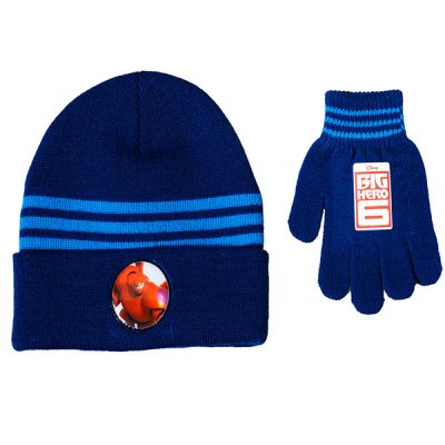 big hero 6 mössa och vantar