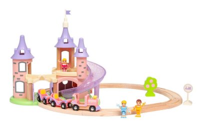 BRIO Disney prinsess slott med tågbana