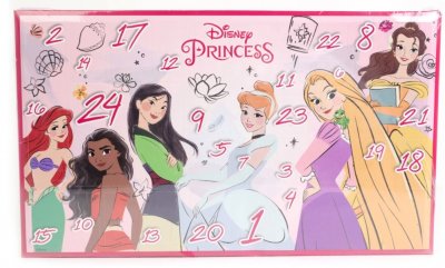 Disney prinsessor adventskalender med 24 överraskningar