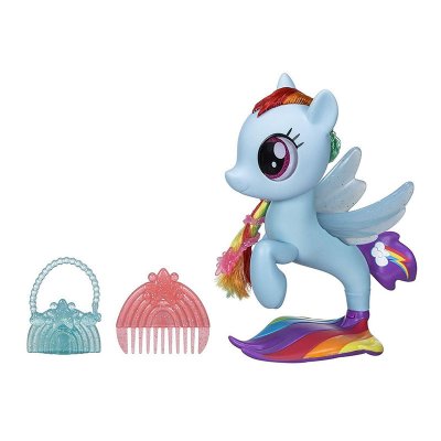 My Little Pony glitter Rainbow Dash Seapony figur