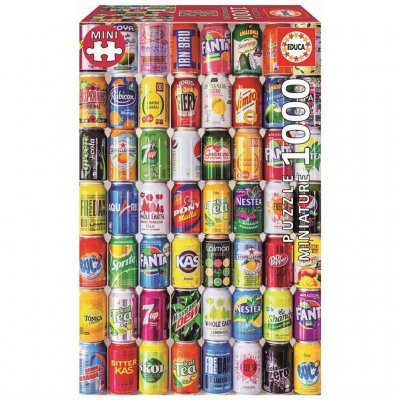 Educa Mini läskedrycker Pussel 1000 bitar
