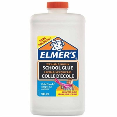 Vitt skollim för Slime Elmers 946 ml