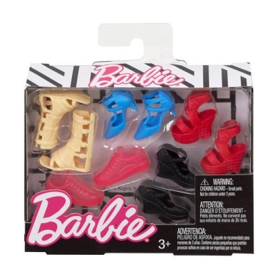 Barbie dockskor 5-pack
