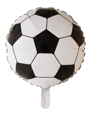 Folieballong, fotboll, rund, 46 cm