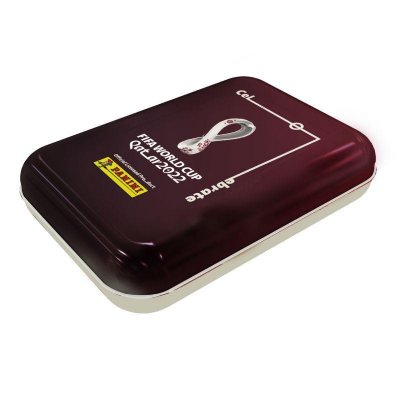 Fotbollskort 2022 Fifa World Cup Qatar Nordic Edition pocket tin röd