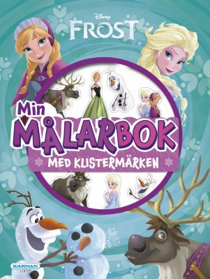 Disney Frost målarbok med klistermärken