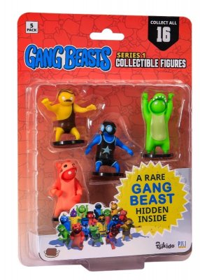 Gang Beasts samlarfigurer 5-pack