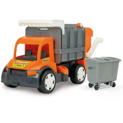 Wader Gigant sopbil med container orange