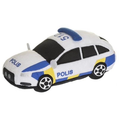 Gosedjur svensk Polisbil fordon 22cm