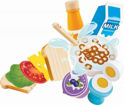 Hape Träleksaker frukost lekset