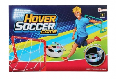 Svävande fotboll med fotbollsmål & LED ljus
