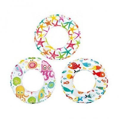 Intex färgglad badring