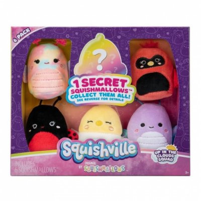 Jazwares Squishville by Squishmallows Up in the Clouds Squad 6-pack